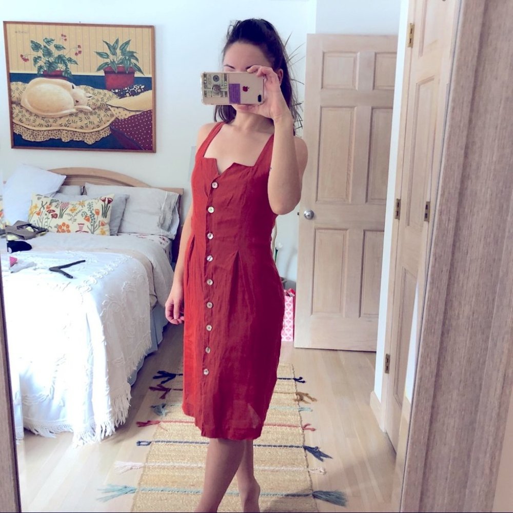 Clair De Lune 100% Irish Linen Dress